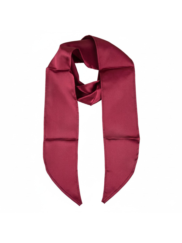 Foulard Bordeaux Victorien – Accessoire Second Empire & Dickens