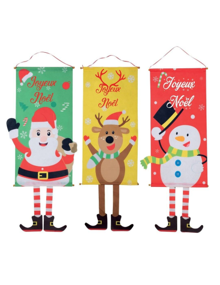 Décoration de Porte Joyeux Noël – Modèle Aléatoire