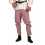 Pantalon Pirate/Moyen Âge Rouge et Blanc - Haute Qualité