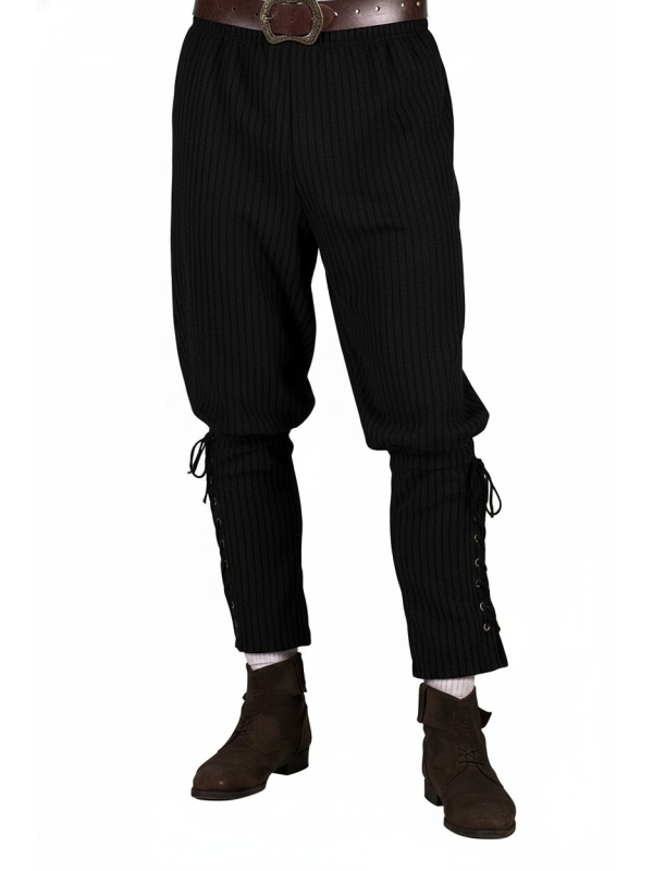 Pantalon Noir Pirate ou Moyen-Âge homme