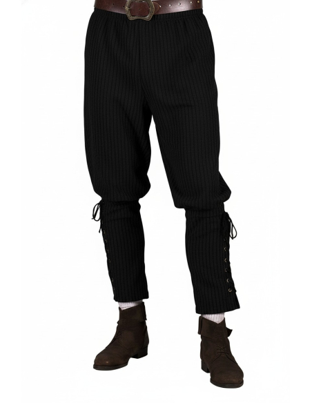 Pantalon Noir Pirate ou Moyen-Âge homme