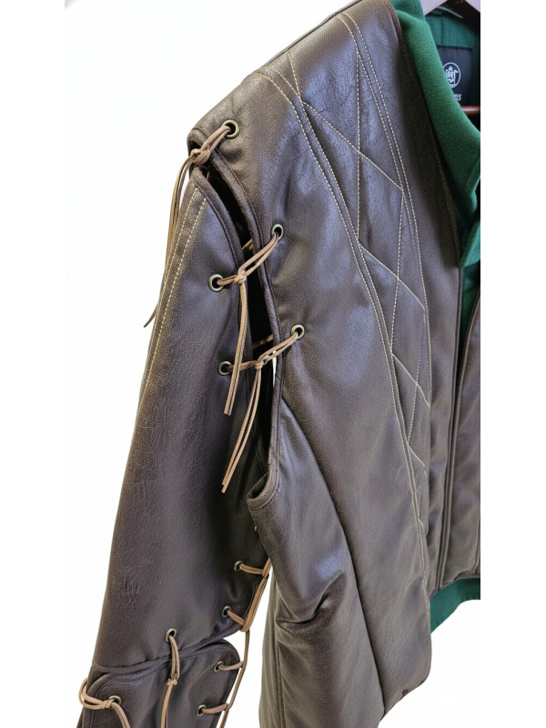 Costume Médiéval Homme Haut de Gamme – Veste Simili Cuir, Chemise & Pantalon