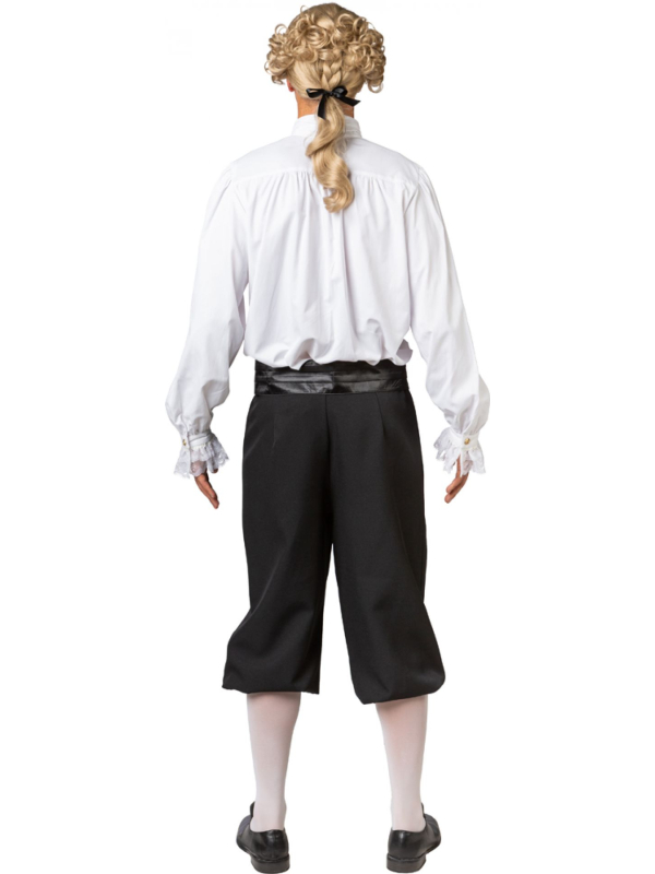 Chemise de Marquis Homme – Col montant & jabot dentelle (XVIIIᵉ siècle)