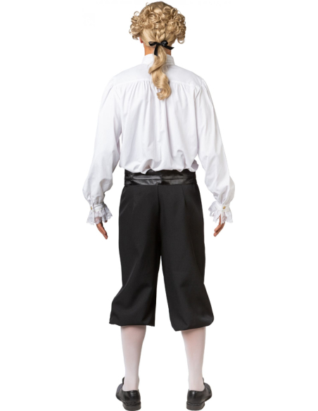 Chemise de Marquis Homme – Col montant & jabot dentelle (XVIIIᵉ siècle)