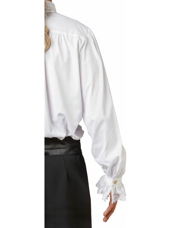 Chemise de Marquis Homme – Col montant & jabot dentelle (XVIIIᵉ siècle)