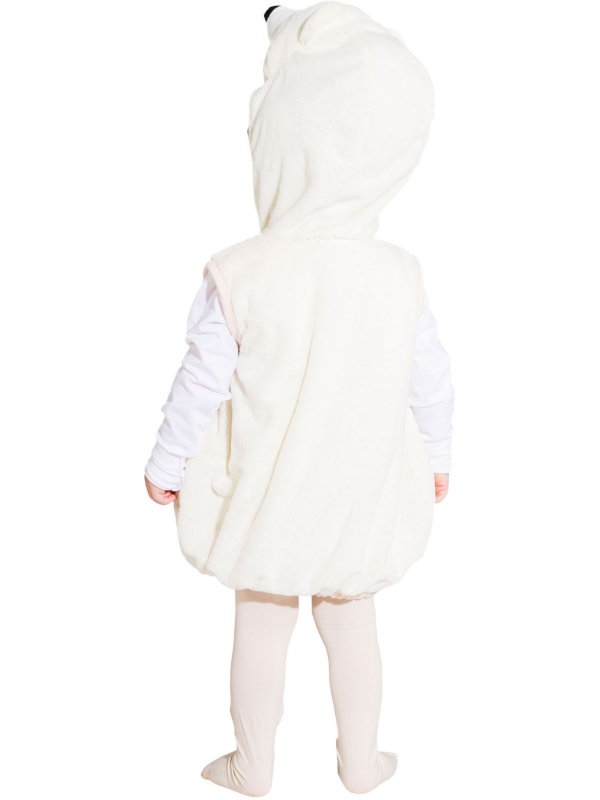 Déguisement Ours Polaire Enfant – Tabard Doux 104 cm (2–3 ans)