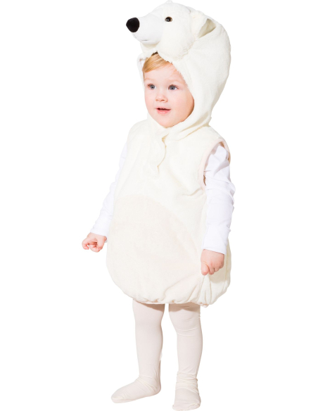 Déguisement Ours Polaire Enfant – Tabard Doux 104 cm (2–3 ans)
