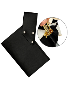 Étui d’Épée Noir Aspect Cuir – Accessoire Pirate & Médiéval