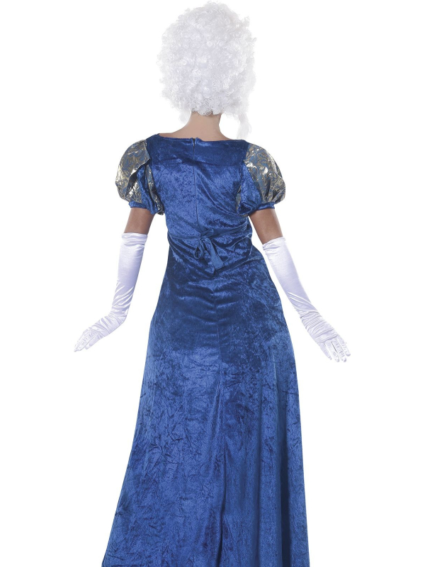 Déguisement Marquise Femme Bleu & Or – Costume Baroque