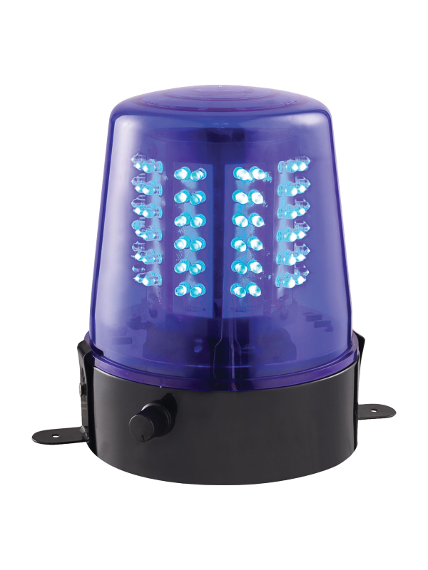Gyrophare LED Bleu – Effet Police Rotatif