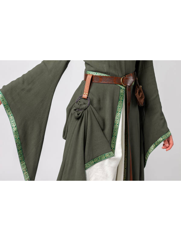 Ceinture Médiévale avec Porte-Jupe & Bourse – Accessoire en Simili Cuir pour Costume Historique