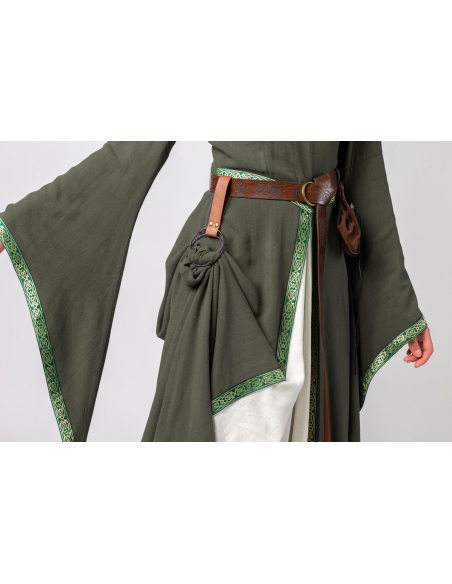 Ceinture Médiévale avec Porte-Jupe & Bourse – Accessoire en Simili Cuir pour Costume Historique