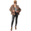 Manteau Léopard Court en Fausse Fourrure – Mixte S/M à XXXL – Style Excentrique Carnaval & Années 80