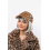 Casquette Léopard en Fausse Fourrure – Taille Unique Ajustable Velcro – Spécial Carnaval & Looks Exc