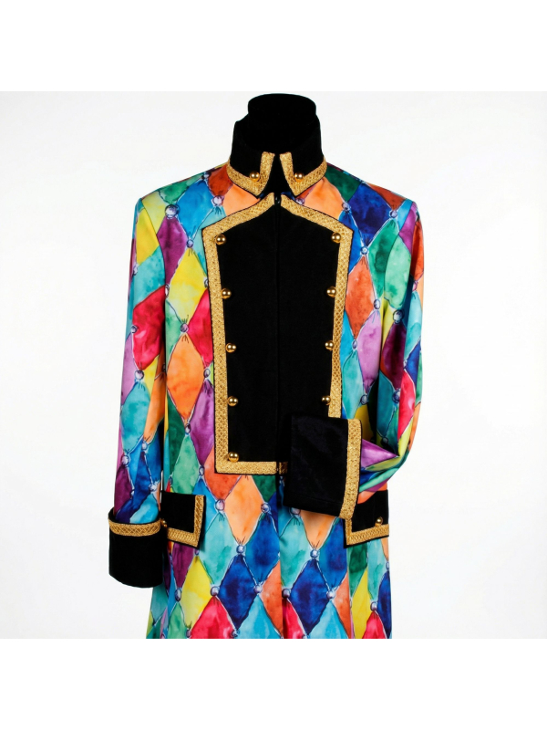 Veste Arlequin Royale Femme – Costume Carnaval Premium