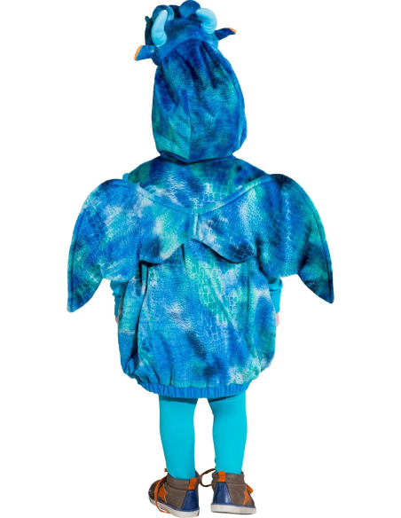 Déguisement Dragon Bleu Enfant 2–4 ans – Velours & Ailes