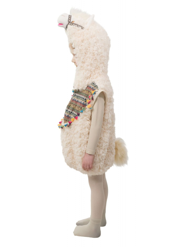 Déguisement Lama Enfant 2–4 ans (104 cm) – Peluche Douce & Carnava
