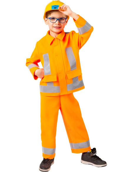 Déguisement Ouvrier de Chantier Enfant – Veste & Pantalon