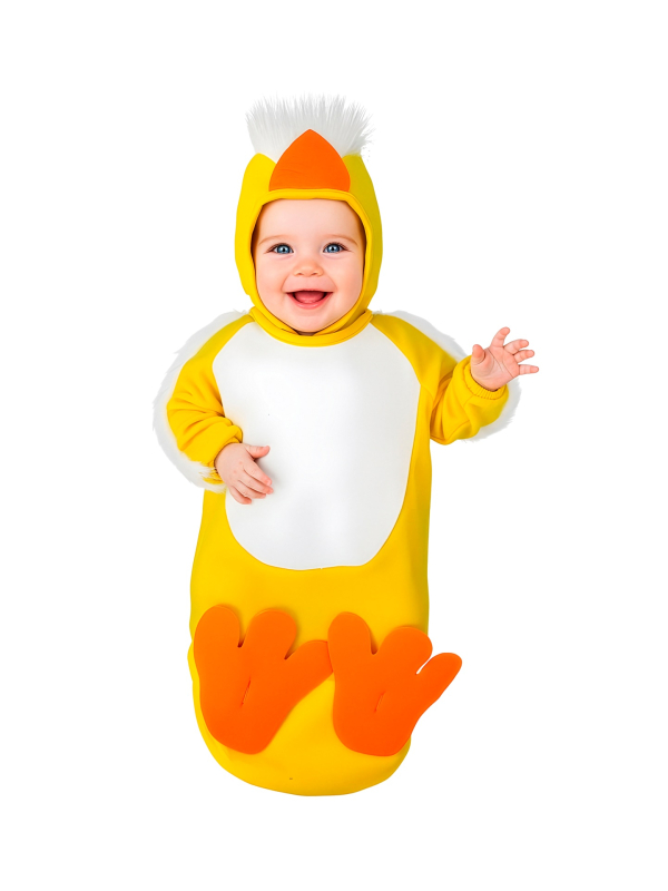 Déguisement Bébé Poussin (0–9 mois) – Costume Pâques & Carnaval