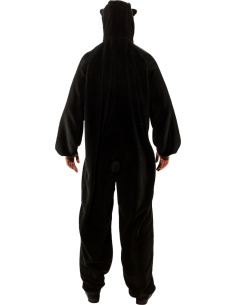 Déguisement Mouton Noir Homme – Combinaison Peluche 175–190 cm 2