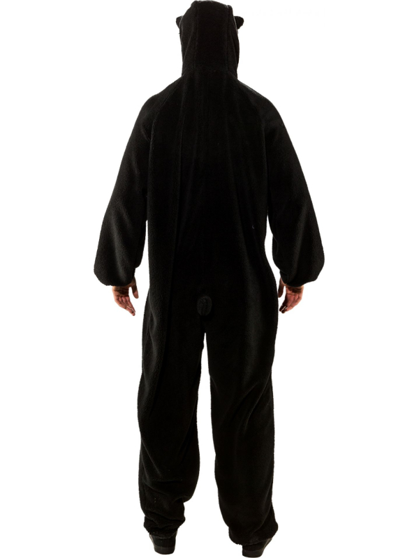 Déguisement Mouton Noir Homme – Combinaison Peluche 175–190 cm