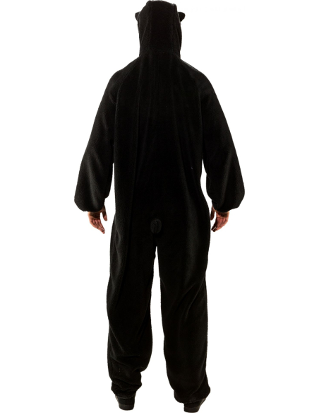 Déguisement Mouton Noir Homme – Combinaison Peluche 175–190 cm