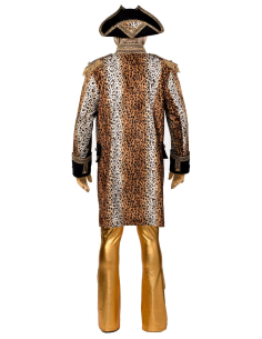 Veste Léopard Dorée Homme – Style Pimp & Disco Années 70 2