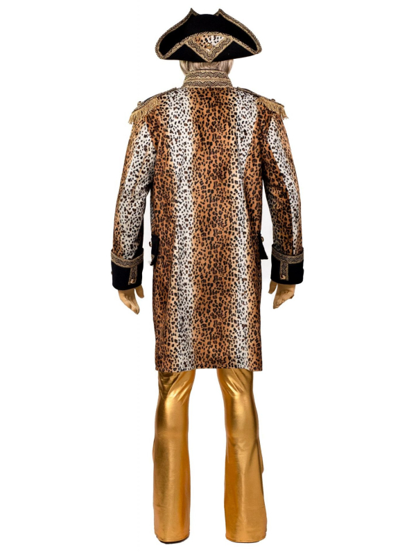 Veste Léopard Dorée Homme – Style Pimp & Disco Années 70