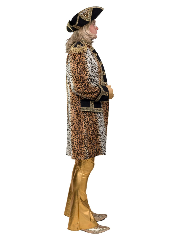 Veste Léopard Dorée Homme – Style Pimp & Disco Années 70