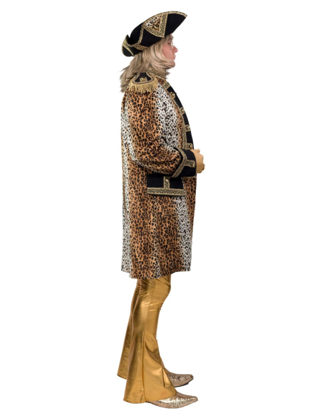 Veste Léopard Dorée Homme – Style Pimp & Disco Années 70