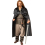 Cape Viking Noire Fourrure – Guerrier Nordique & Médiéval