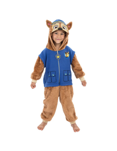 Déguisement Onesie Chase – Pat’ Patrouille™ Enfant (Licence Officielle Nickelodeon)