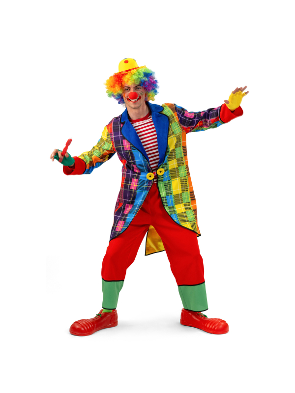 Déguisement Clown Homme Multicolore – Costume Cirque & Carnaval