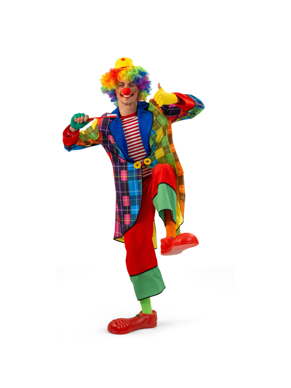 Déguisement Clown Homme Multicolore – Costume Cirque & Carnaval