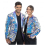 Veste Holographique Homme – Effet Mosaïque Miroir (Tailles M à XL)