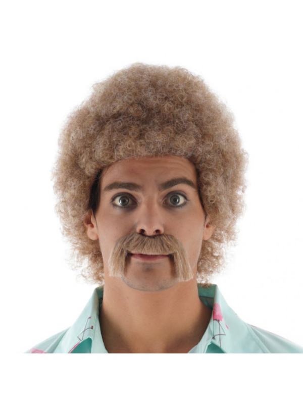 Perruque Homme Style Jeff des Tuche + Moustache – Look Rétro & Humour