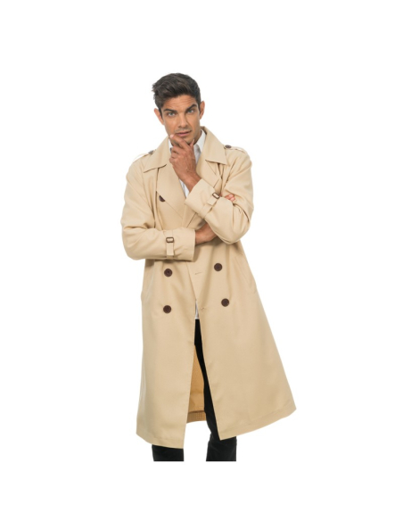 Trench Coat Inspecteur – Manteau Détective Homme Polyester (M à XL)