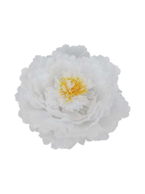 Tête de Pivoine en Tulle – Rose ou Blanche – Ø 28 cm