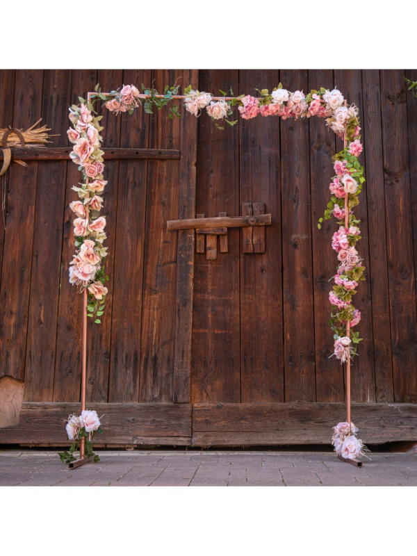 Arche Cérémonie en Métal Or Champagne 1,5 × 2 m – Polyvalente & Sécurisée