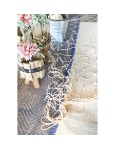 Filet de Pêche Naturel 100 × 200 cm – Déco Marine & Bohème