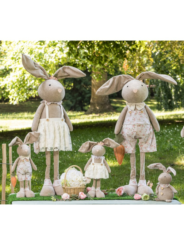 Lapin de Pâques Liberty à Jambes Télescopiques – 120 cm
