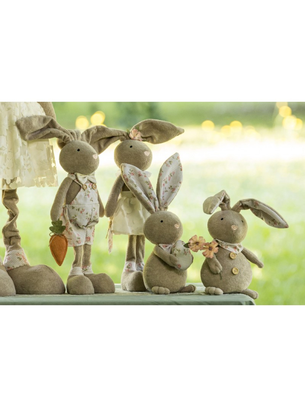 Lapin de Pâques Liberty à Jambes Télescopiques – 120 cm