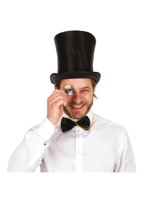 Monocle Doré avec Chaîne – Accessoire Gentleman & Aristocrate Victorien