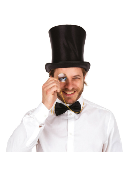 Monocle Doré avec Chaîne – Accessoire Gentleman & Aristocrate Victorien
