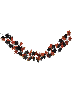 Guirlande Feuilles d’Automne 200 cm – Décoration Halloween & Ambiance Automnale