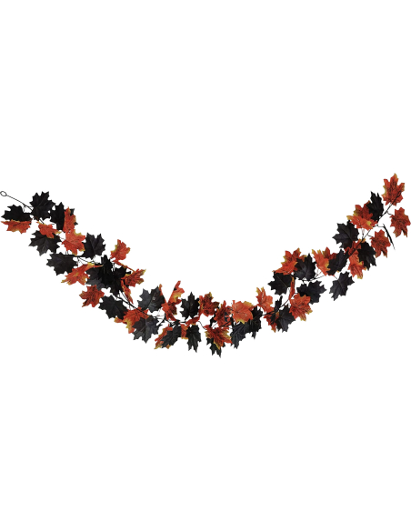 Guirlande Feuilles d’Automne 200 cm – Décoration Halloween & Ambiance Automnale