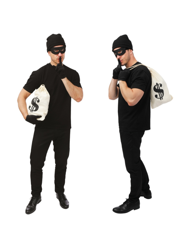 Set de Cambrioleur Adulte – Accessoires de Voleur pour EVG, Soirée et Carnaval