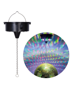 Moteur Lumineux pour Boule à Facettes – Compatible Ø15/20/30 cm
