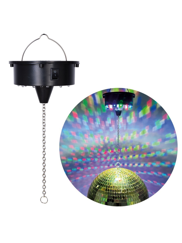 Moteur Lumineux pour Boule à Facettes – Compatible Ø15/20/30 cm