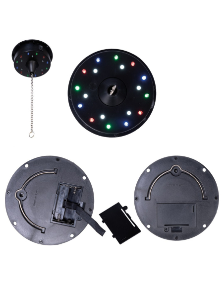 Moteur Lumineux pour Boule à Facettes – Compatible Ø15/20/30 cm